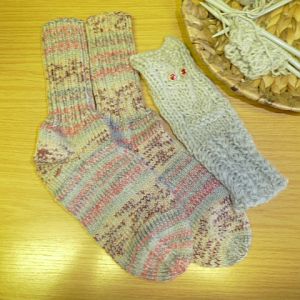 Eulenstulpen und dicke Socken