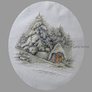 kleines Haus im Wald