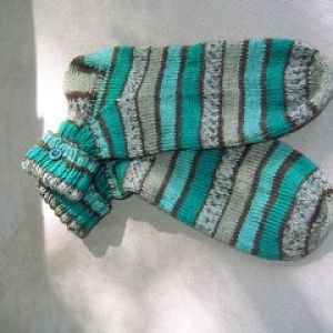 Stino Socken aus Wollbutt Osage