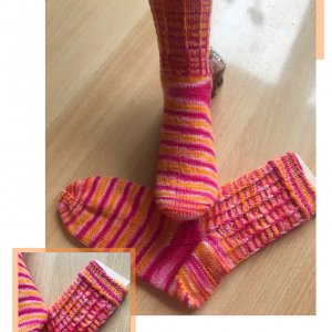 Hebemaschen-Socken