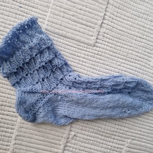 loire erste Socke fertig