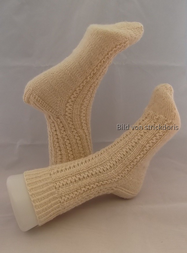 Socken aus Rohwolle