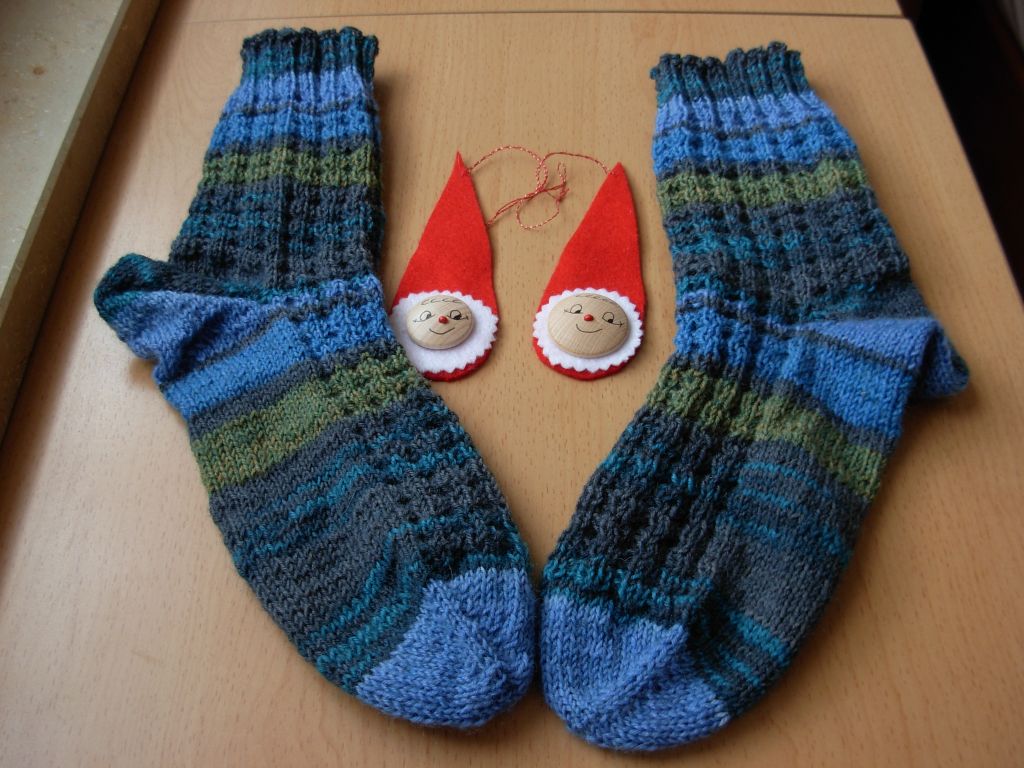 Überraschungsknäuel Socken Weihnachten 2014