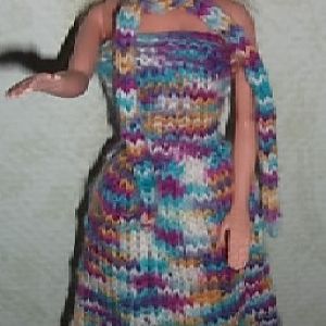 Kleid für Anzieh-Puppe