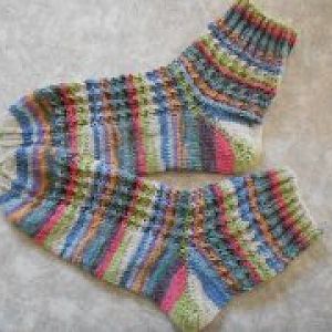 Rosenzöpfchen-Socken