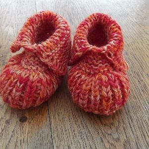 Babypatscherl aus Sockenwollresten
