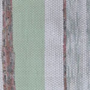 Teppich 90x145 grün-weiß 2 Detail
