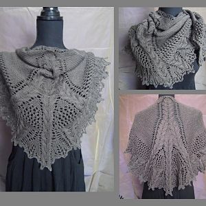 Lace & Cable Shawlette