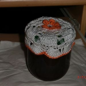Marmeladenglas- Hütchen