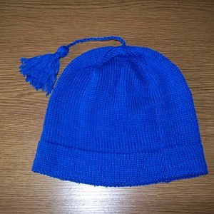 Baumwollmütze blau