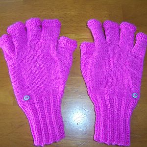Fingerlose Handschuhe Gr 6