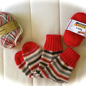 Socken mit Umschlagbündchen