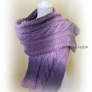 Cable Flow Shawl