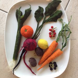 Obst und Gemüse für den Kinderkaufladen