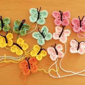 kleine Schmetterlinge -Applikationen