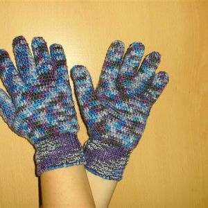 Handschuhe gehäkelt