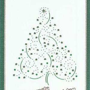 Weihnachtskarte mit Dots