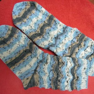Socken "Ichigo" by Danielle LaFramboise auf Ravelry