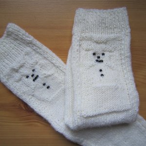 Schneemann-Socken