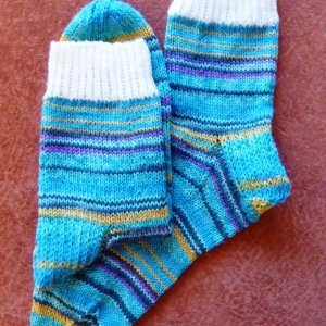 Stino-Socken blau-weiß