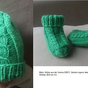 Baby- Mütze und Socken