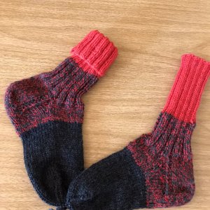 Socken mit 8 fach Sockenwolle
