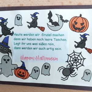 Monatskarte Oktober "Halloween"