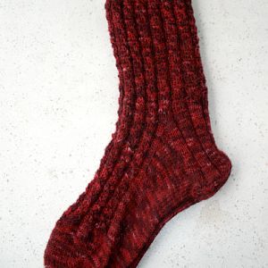 Corded Rib Socken
