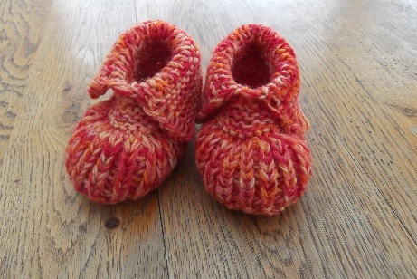 Babypatscherl aus Sockenwollresten