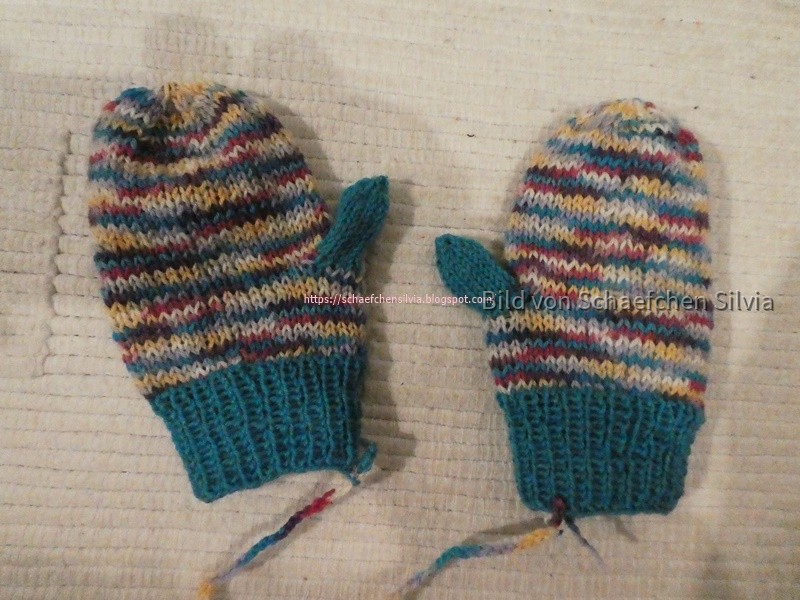 farbige Handschuhe