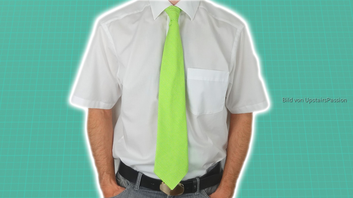Krawatte nähen für Anfänger - ohne Schnittmuster