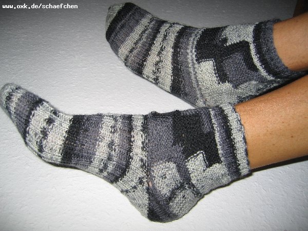 Patchwork-Socken
