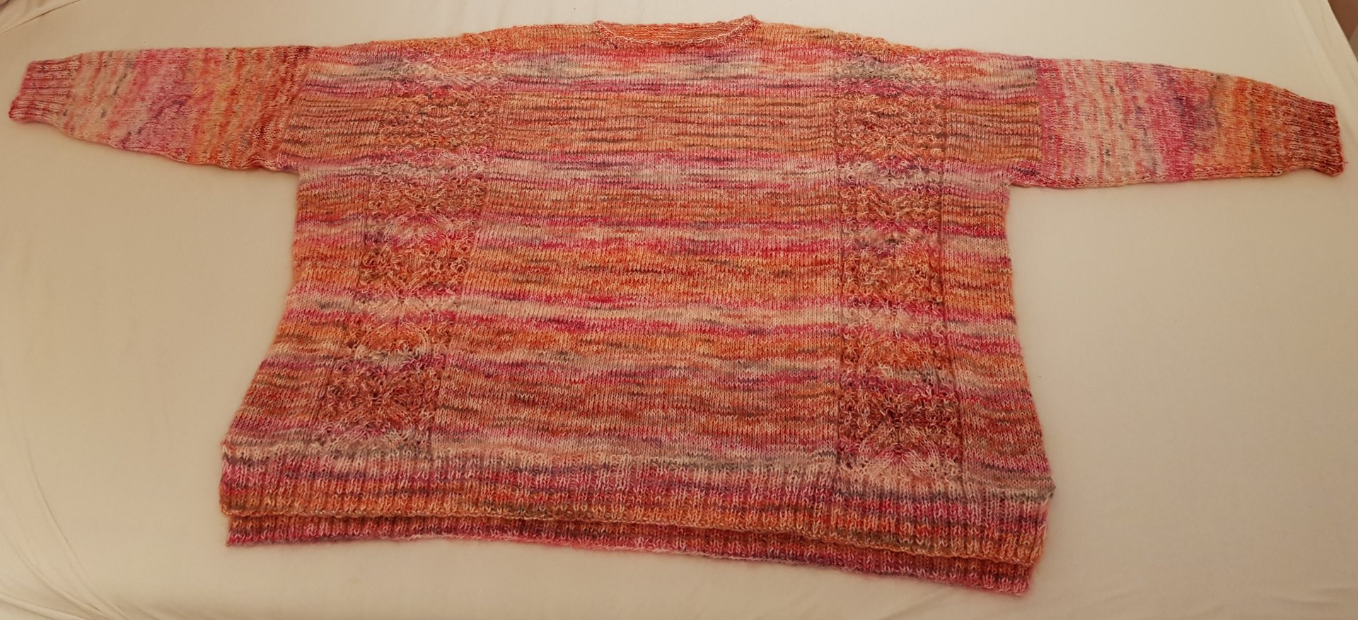 Pink Fizz Teststricken für drea renee knits