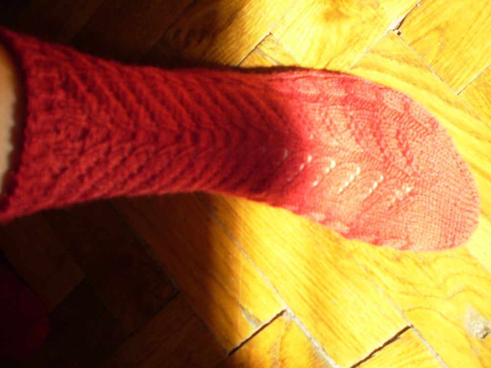 Rote Socken