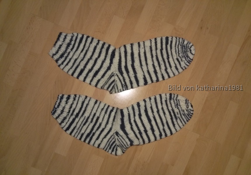 Zebra-Socken